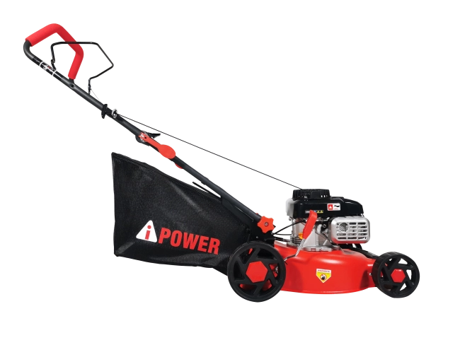 Газонокосилка бензиновая несамоходная ALM41P A-iPower