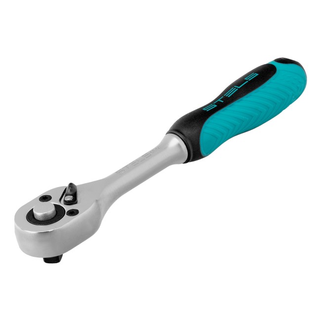 Набор торцевых головок с трещоткой, 1/4" 18 предметов Stels