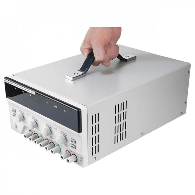 Трёхканальный линейный источник питания с цифровым управлением МЕГЕОН 37303