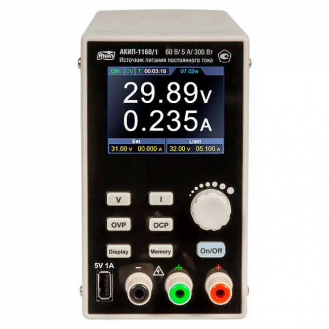 Источник питания постоянного тока АКИП-1160/1