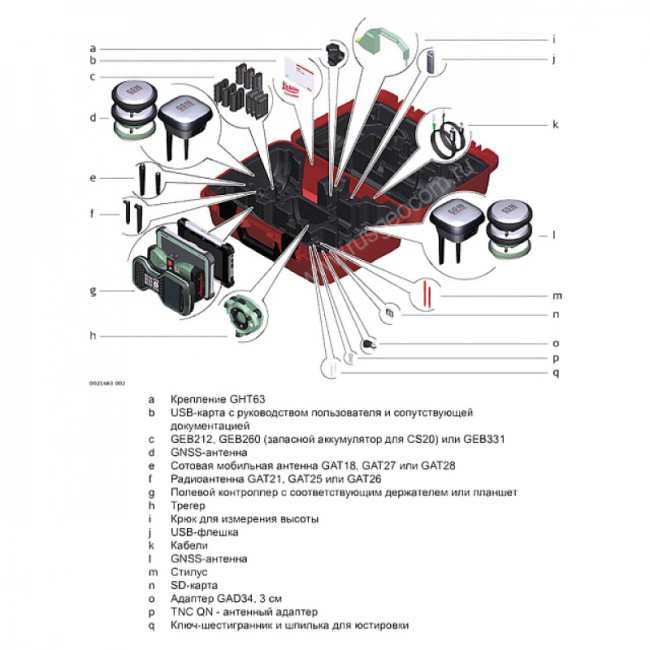 GNSS-приемник Leica GS16 RUS 3.75G & UHF (минимальный)