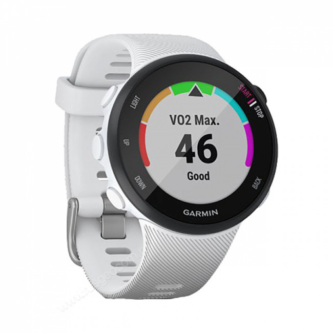 Часы Garmin Forerunner 45S белые