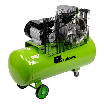 Компрессор воздушно-масляный КР-2200/100 ременной привод Сибртех