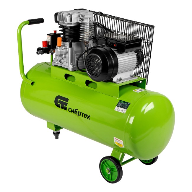Компрессор воздушно-масляный КР-2200/100 ременной привод Сибртех