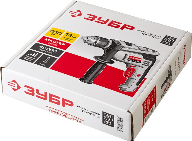 Ударная дрель ДУ-550 ЭР ЗУБР