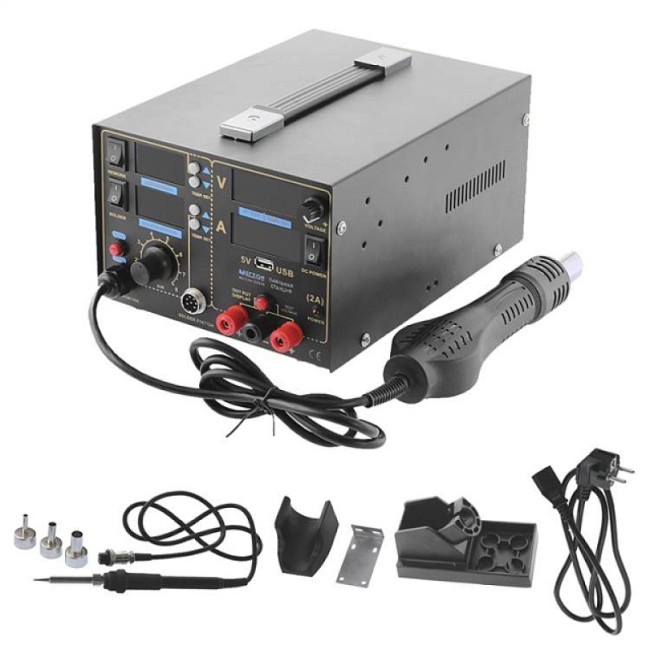 Многофункциональная паяльная станция 3 в 1 МЕГЕОН 00503