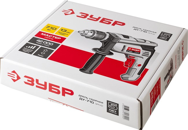 Ударная дрель ДУ-710 ЭРМ2 ЗУБР