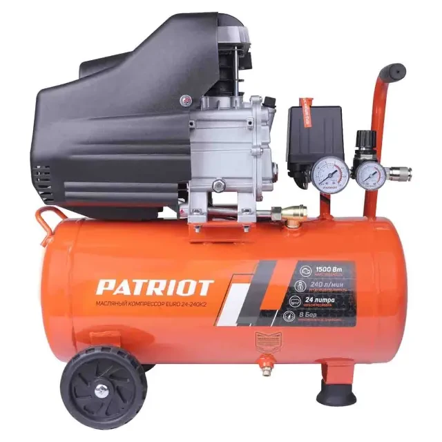 Компрессор поршневой масляный Patriot EURO 24-240K2 Компрессор поршневой масляный Patriot EURO 24-240K2