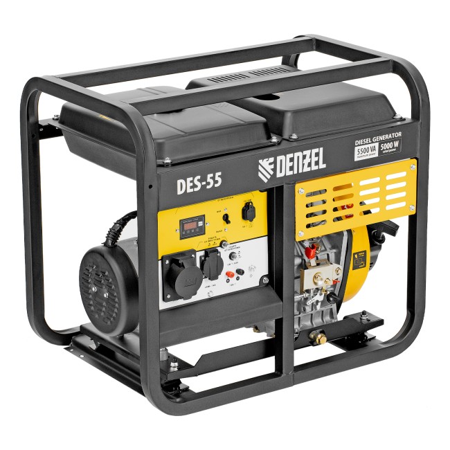 Генератор дизельный DES-55, 5,5 кВт Denzel