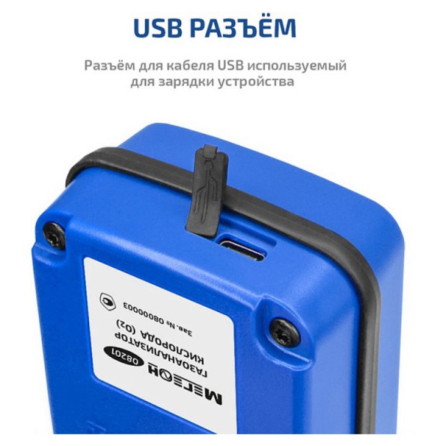 Газоанализатор (измеритель концентрации кислорода) МЕГЕОН 08201