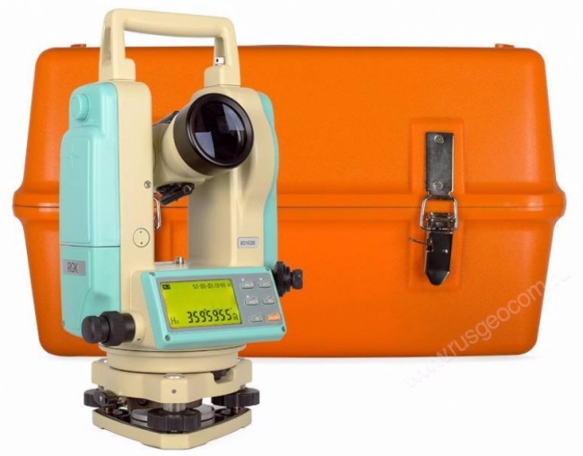 Комплект теодолит RGK T-20 (оптический отвес) штатив рейка - 3 в 1
