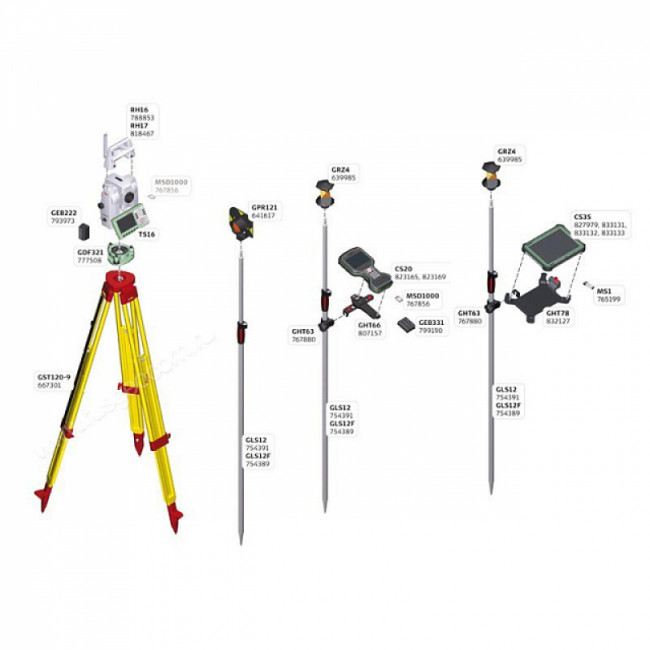 Роботизированный тахеометр Leica TS16 I R500 (2") 917435