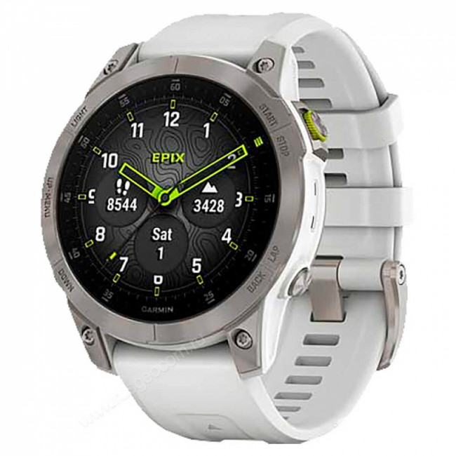 Часы Garmin Epix (Gen 2) Sapphire титановый белый Часы Garmin Epix (Gen 2) Sapphire титановый белый