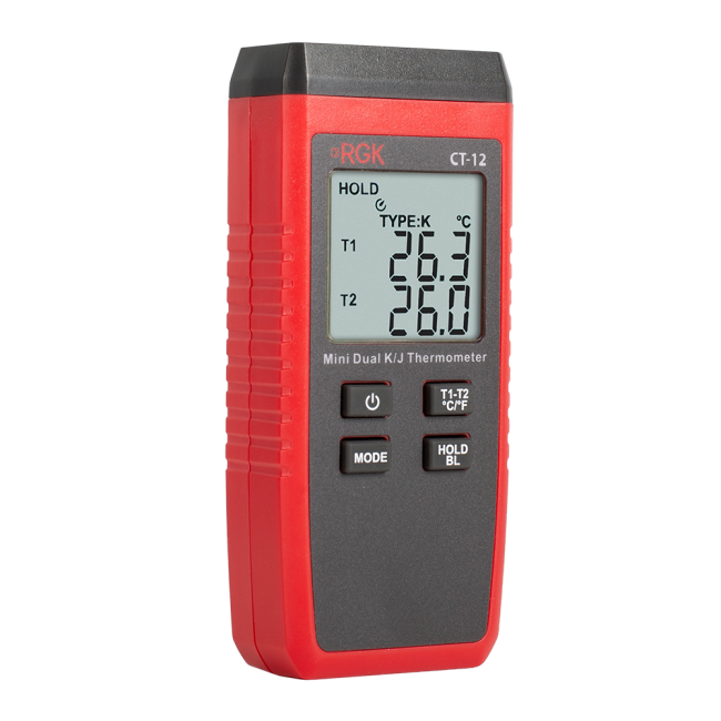 Термометр RGK CT-12 с погружным зондом температуры TR-10W с поверкой