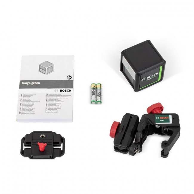 Лазерный нивелир Bosch Quigo Green+MM2 (0.603.663.C00)