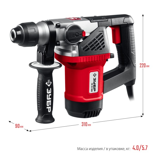 Перфоратор SDS Plus ПВ-28-1000 ЗУБР