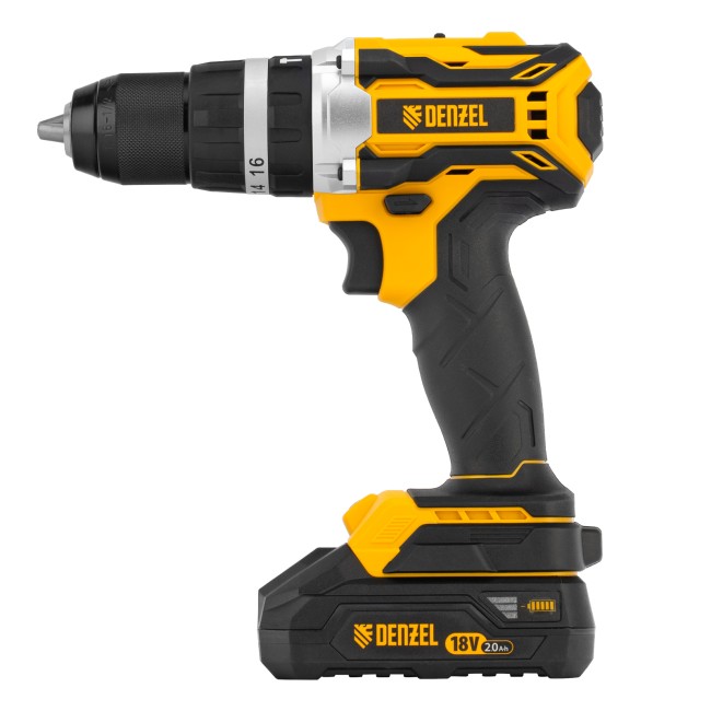 Дрель-шуруповерт аккумуляторная ударная CIDB-18-02 Denzel