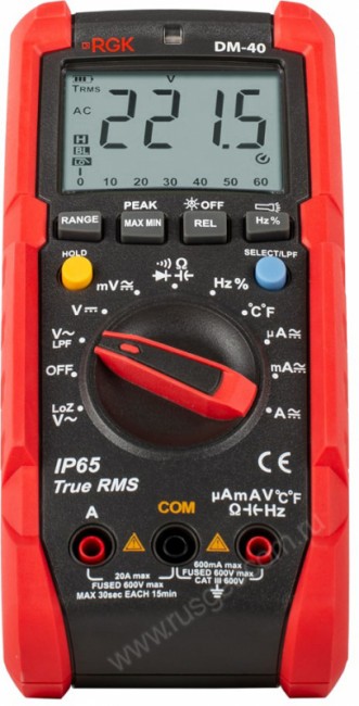 Мультиметр RGK DM-40